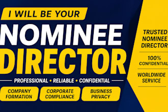 provide nominee director service UK USA hong kong ireland nominee director