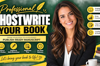 write or ghostwrite your fiction novel