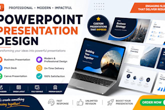 design a modern powerpoint presentation