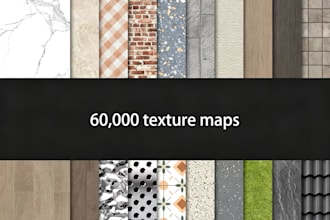 tens of thousands of texture maps