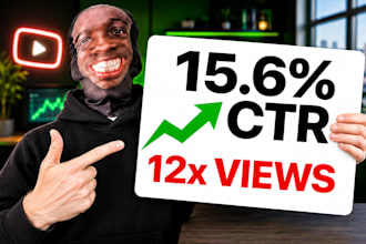 design high CTR thumbnails with free bonuses on all packages
