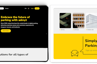 design a modern and user friendly desktop website