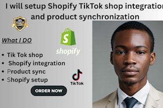 setup shopify tiktok shop integration and product synchronization