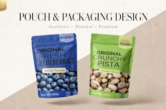 give product packaging and label design amazon package