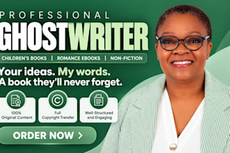be an ebook ghostwriter kindle book writer romance and fiction book editor
