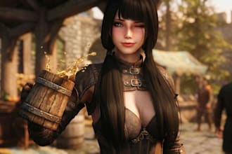 create skyrim mods custom followers npc characters creatures and racemenu preset
