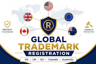 register trademark UK, US, eu, canada and australia