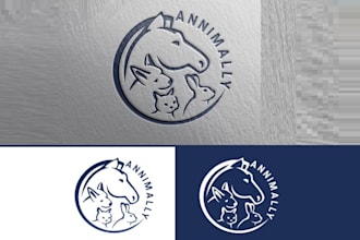design pet nutrition shop logo