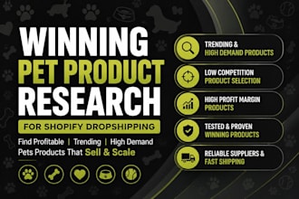 find winning pet products for shopify dropshipping