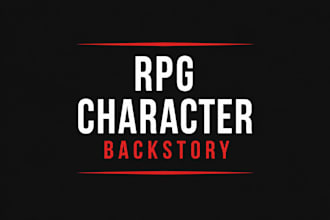 write your characters backstory