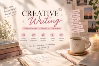 write creative and engaging stories for you