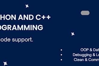 do cpp and  python programming and solve coding tasks