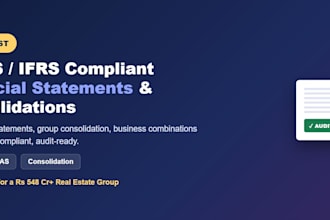 prepare ind as and ifrs compliant financial statements