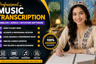 transcribe music using musescore sibelius dorico staffpad