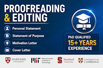 edit and proofread your personal statement