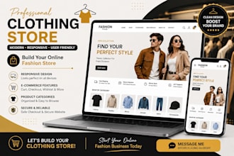 create a fully custom clothing store