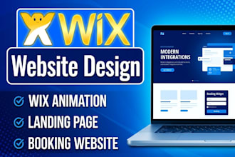 redesign wix website and wix studio website