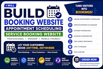 build booking website appointment scheduling service booking website
