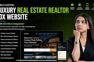build custom luxury real estate realtor idx website for idx mls integration