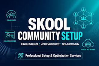 setup skool community skool course content skool course circle so ghl community