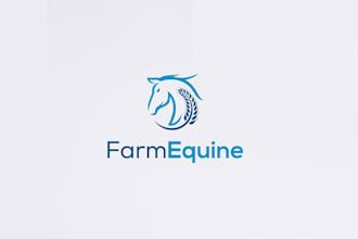 design unique farm equine logo