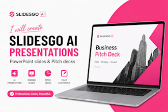 create gamma ai presentations, pitch decks and powerpoint slides