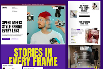 design wix portfolio website personal creative designer photography portfolio