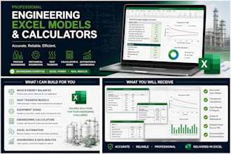 build a professional engineering excel calculator or model