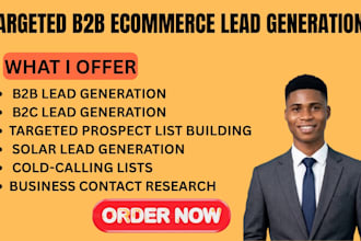 do targeted b2b ecommerce lead generation data mining email list building niche