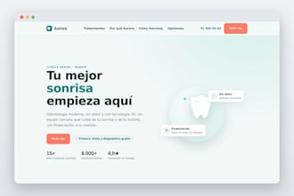 voy a crear la web de tu clínica o negocio de salud