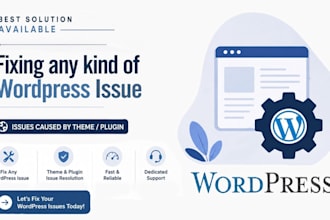 fix wordpress issues and hosting issues