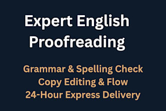 proofread and edit your english essay or blog post