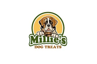 design fun amazing dog treat business logo