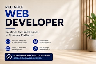 be your web developer software architect for complex platforms or small problems