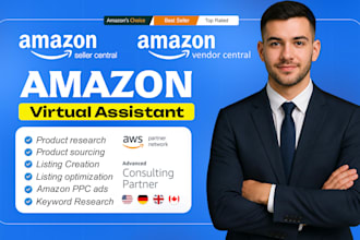 be your amazon fba virtual assistant and account manager