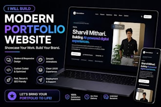 build modern portfolios for businesses