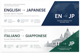 translate english or italian into natural japanese