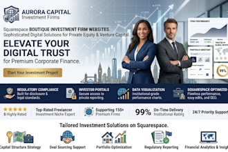 squarespace boutique investment firm website capital advisory website