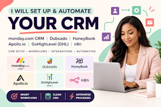 do monday crm monday com workflow consultant dubsado honeybook apoll io ghl n8n