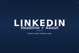 rewrite your linkedin headline and about section