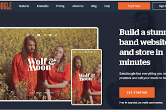 build bandzoogle website band website music website bandzoogle