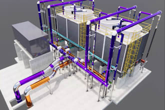 do hvac bim modeling, revit mechanical design, and industrial piping layouts