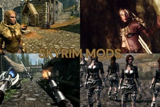 mod skyrim character assets armor npcs weapons quest mods followers and gear