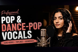 record catchy pop and dance pop vocals as an emotional female topliner