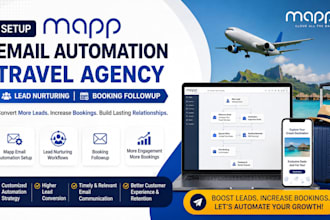 setup mapp email automation travel agency lead nurturing booking followup