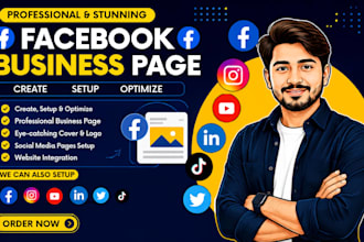 create and setup facebook business page
