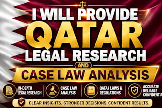 provide qatar legal research and case law analysis
