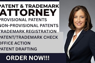 be your US licensed patent attorney for your utility patents and design patents