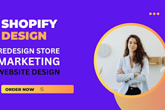 do shopify store design, create shopify website redesign