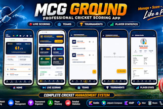 build a custom cricket scoring app for android and desktop